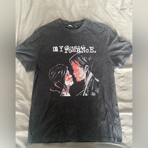 Mens Asos black graphic tshirt size M